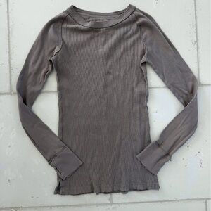 We the Free Long Waffle Knit Shirt